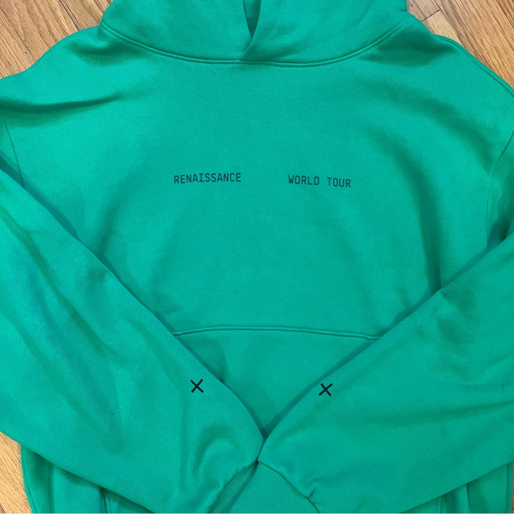 Beyoncé Renaissance World Tour Green Hoodie - Medium - Picture 2 of 4